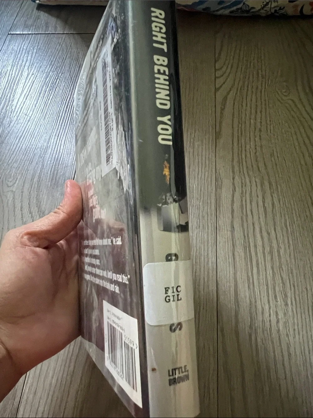 Right Behind You by Gail Giles - Dark Green & White Hardcover